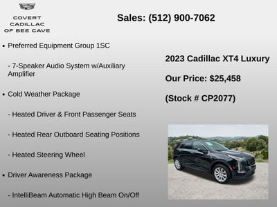 2023 Cadillac XT4 Luxury