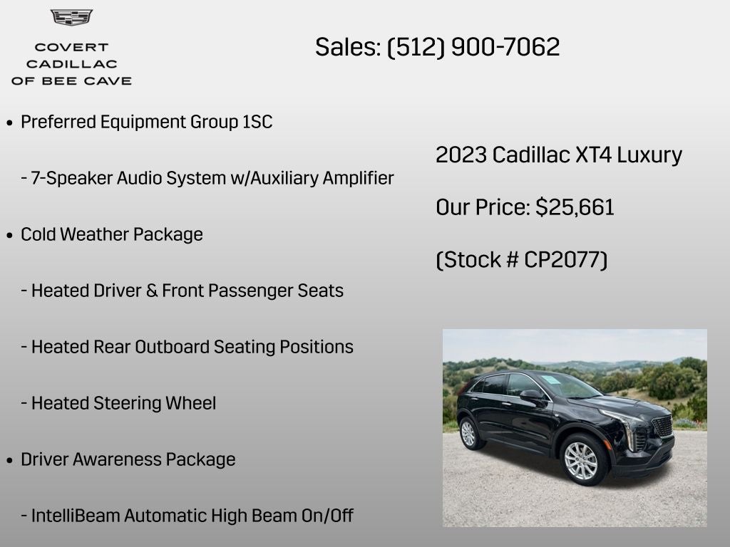 2023 Cadillac XT4 Luxury