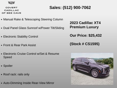 2023 Cadillac XT4 Premium Luxury