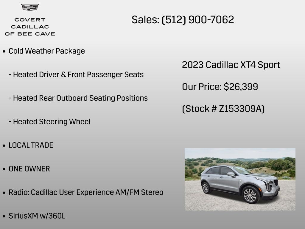 2023 Cadillac XT4 Sport