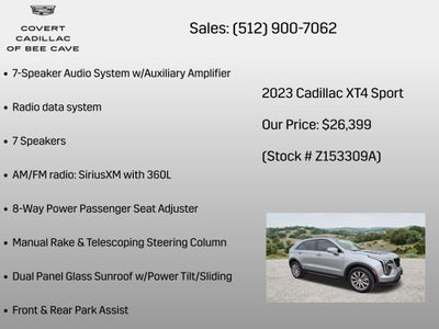 2023 Cadillac XT4 Sport