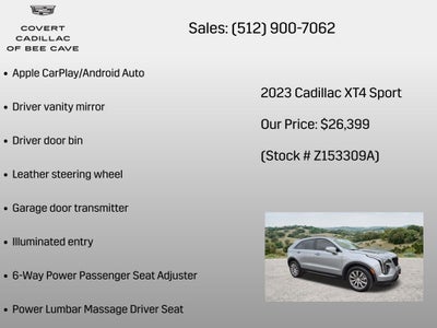 2023 Cadillac XT4 Sport