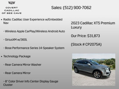 2023 Cadillac XT5 Premium Luxury