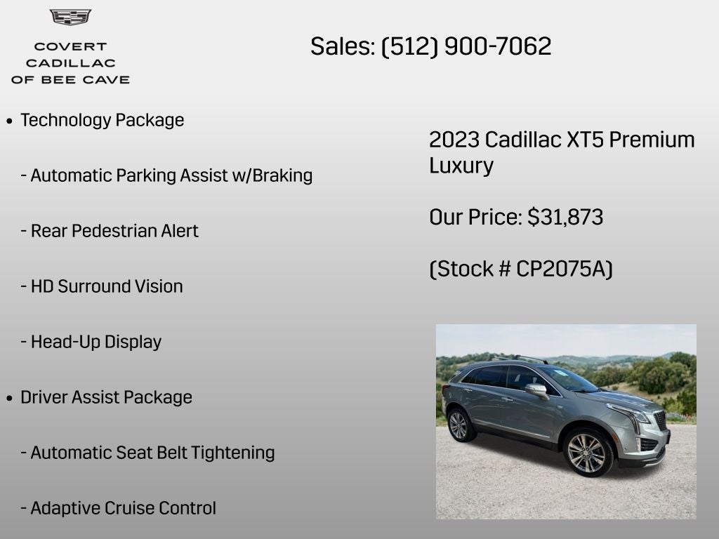 2023 Cadillac XT5 Premium Luxury