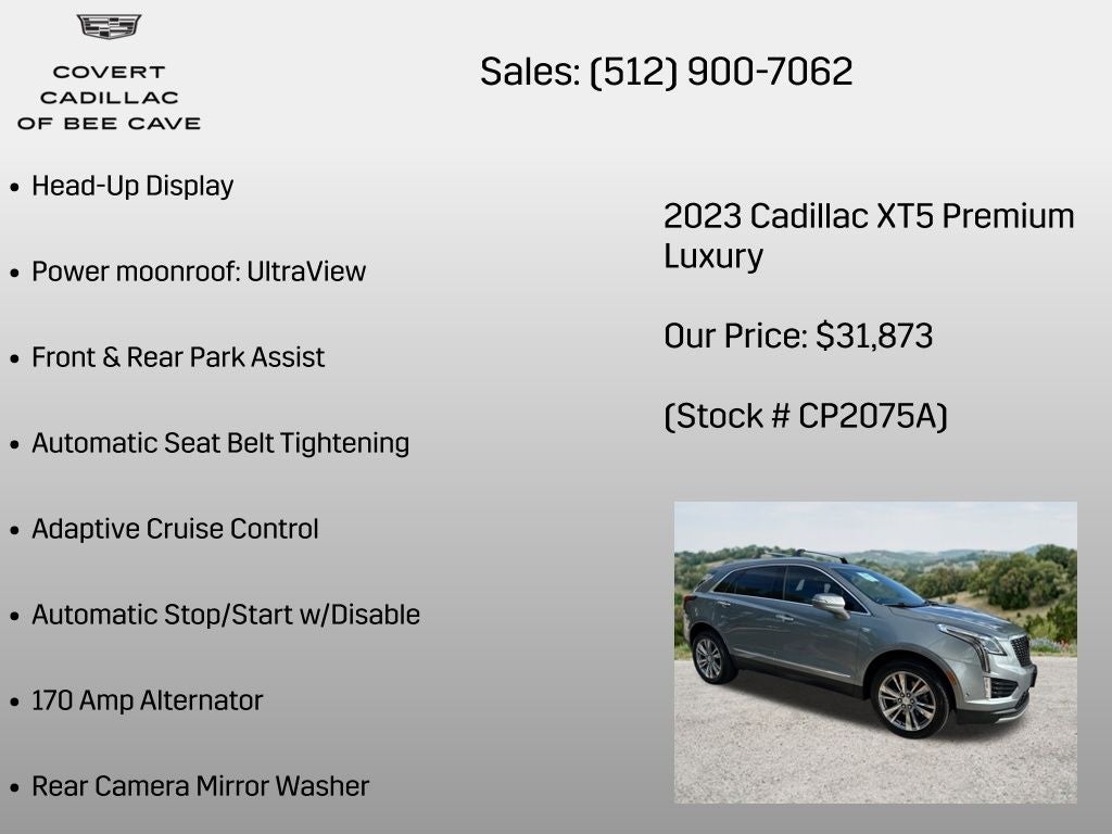 2023 Cadillac XT5 Premium Luxury