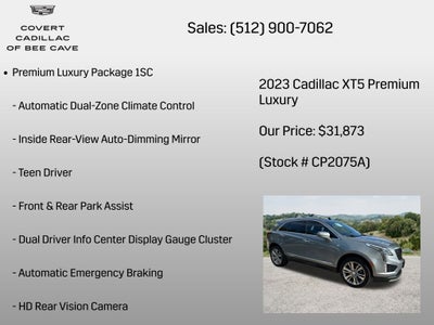 2023 Cadillac XT5 Premium Luxury