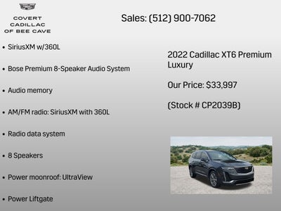 2022 Cadillac XT6 Premium Luxury