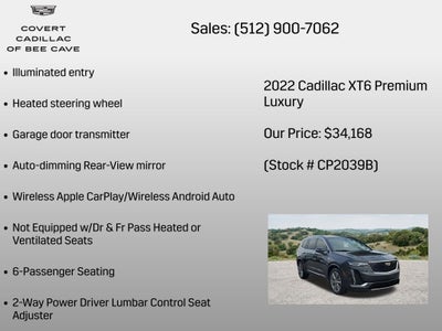 2022 Cadillac XT6 Premium Luxury