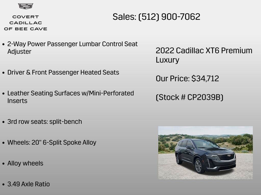 2022 Cadillac XT6 Premium Luxury