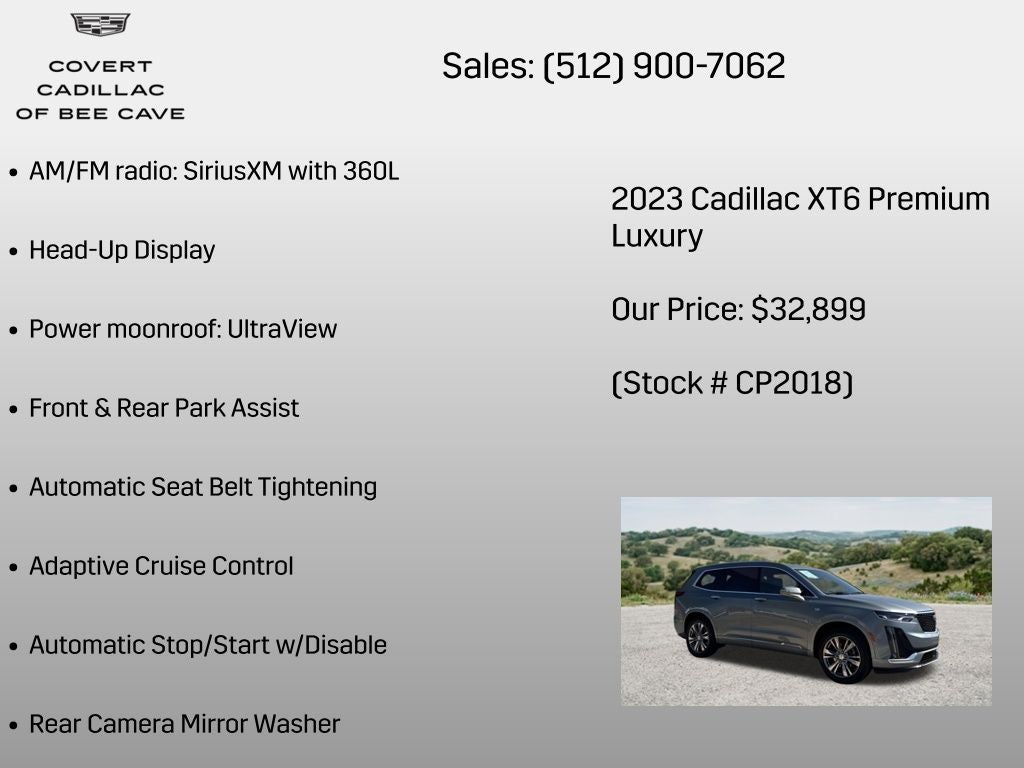 2023 Cadillac XT6 Premium Luxury