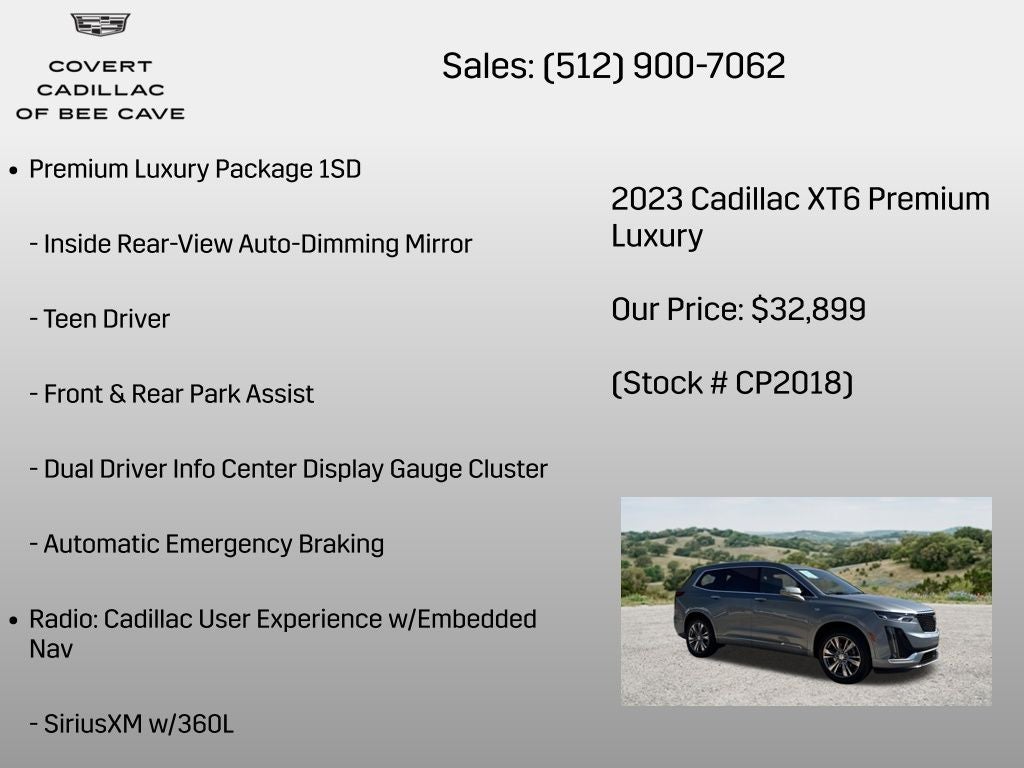 2023 Cadillac XT6 Premium Luxury
