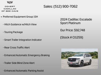 2024 Cadillac Escalade Sport Platinum