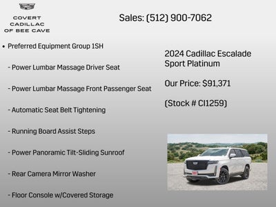 2024 Cadillac Escalade Sport Platinum