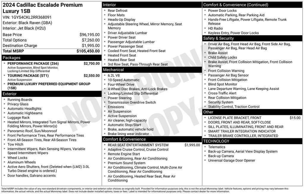 2024 Cadillac Escalade Premium Luxury