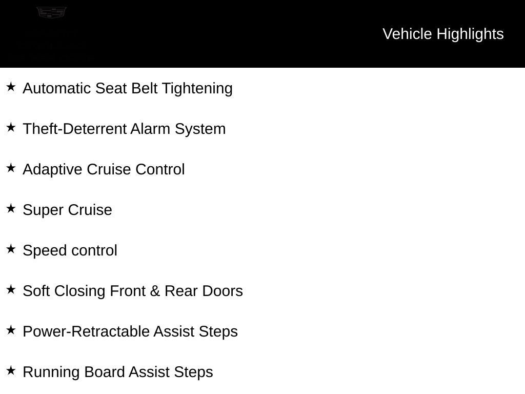 2023 Cadillac Escalade Sport