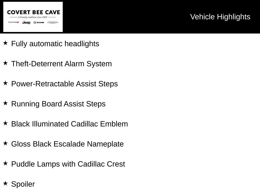 2025 Cadillac Escalade Sport