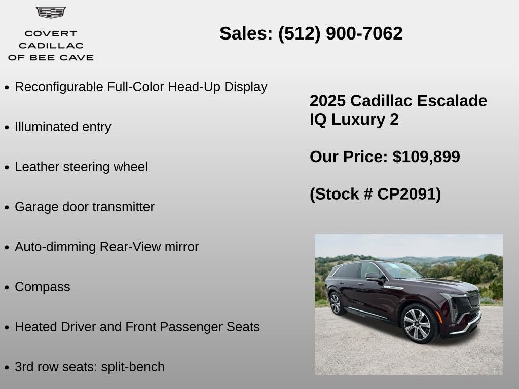 2025 Cadillac ESCALADE IQ Luxury 2