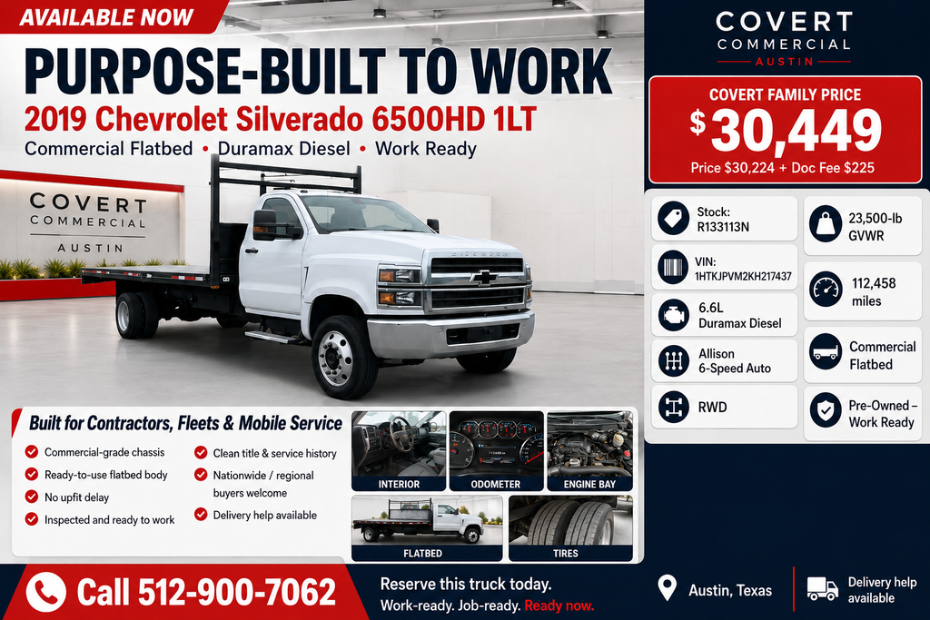 2019 Chevrolet Silverado 6500HD 1LT