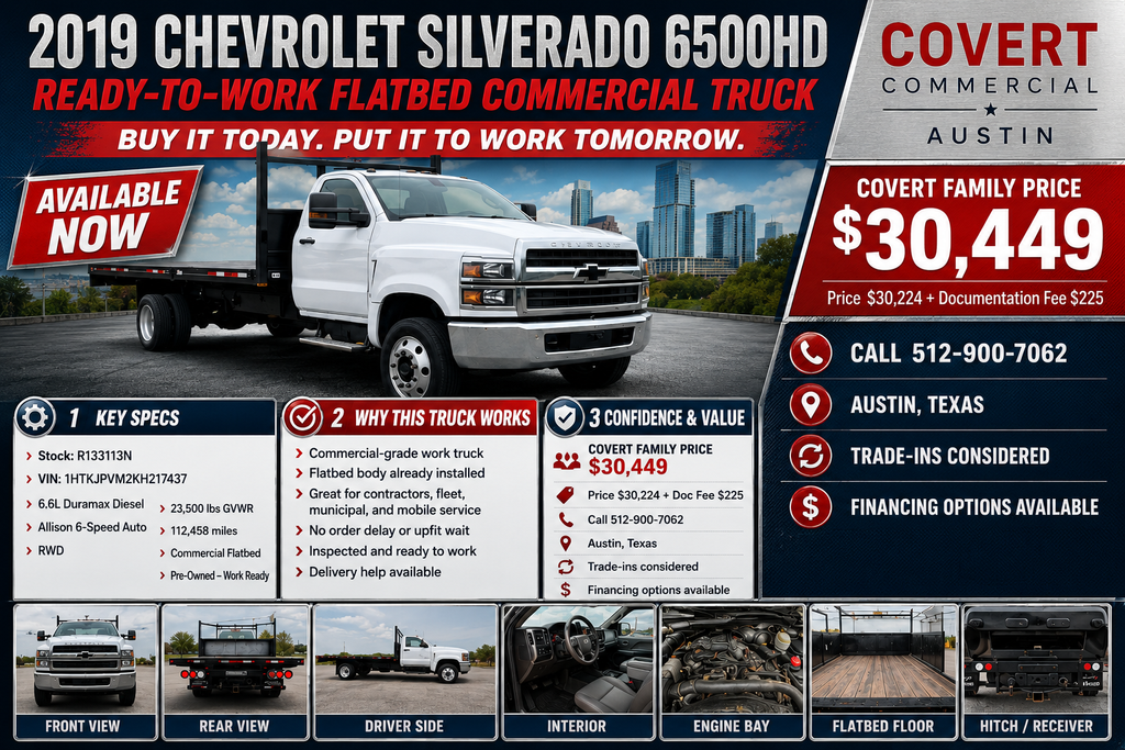 2019 Chevrolet Silverado 6500HD 1LT