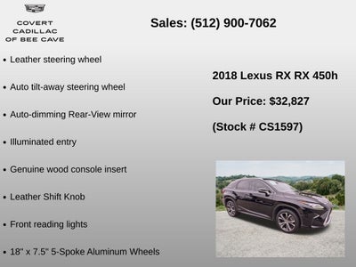 2018 Lexus RX 450h