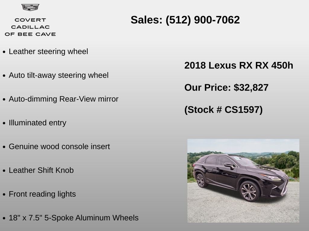2018 Lexus RX 450h