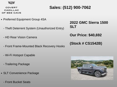 2022 GMC Sierra 1500 SLT