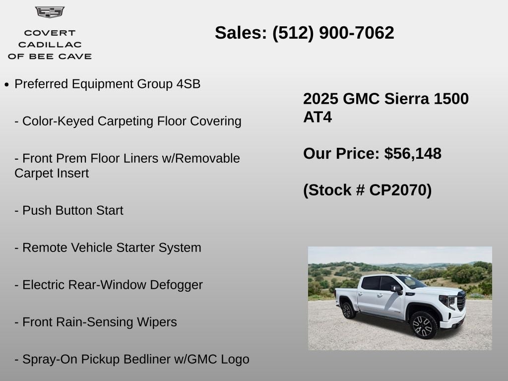 2025 GMC Sierra 1500 AT4