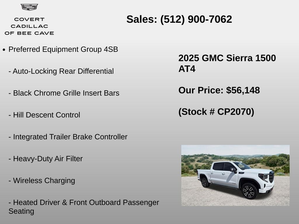 2025 GMC Sierra 1500 AT4