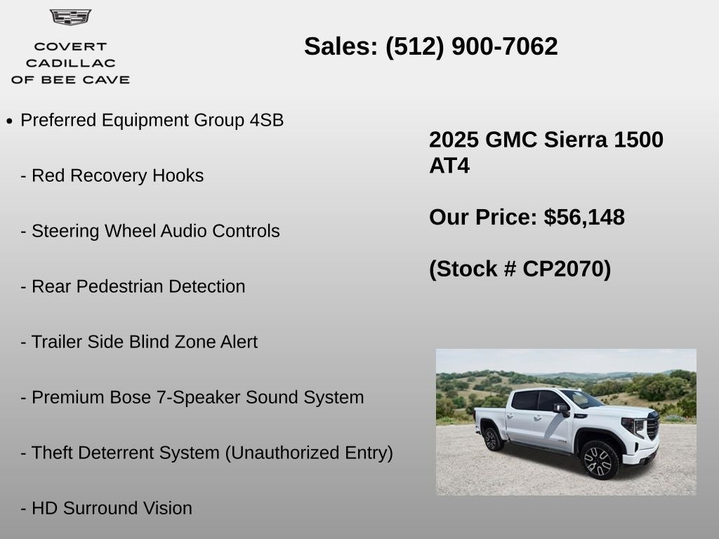 2025 GMC Sierra 1500 AT4