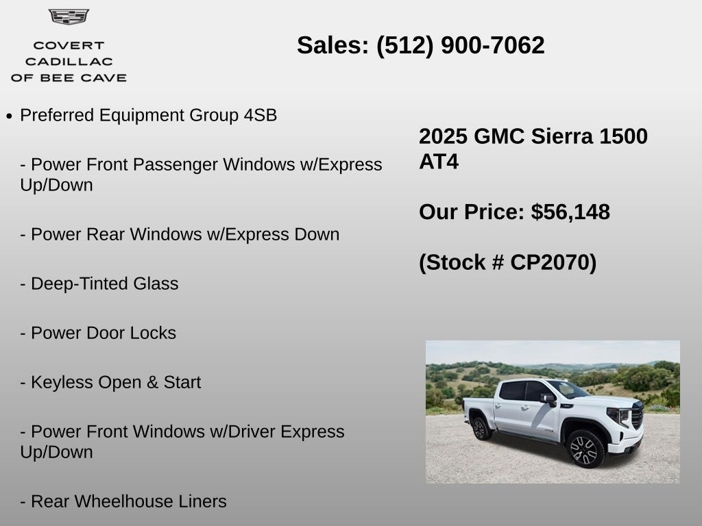 2025 GMC Sierra 1500 AT4