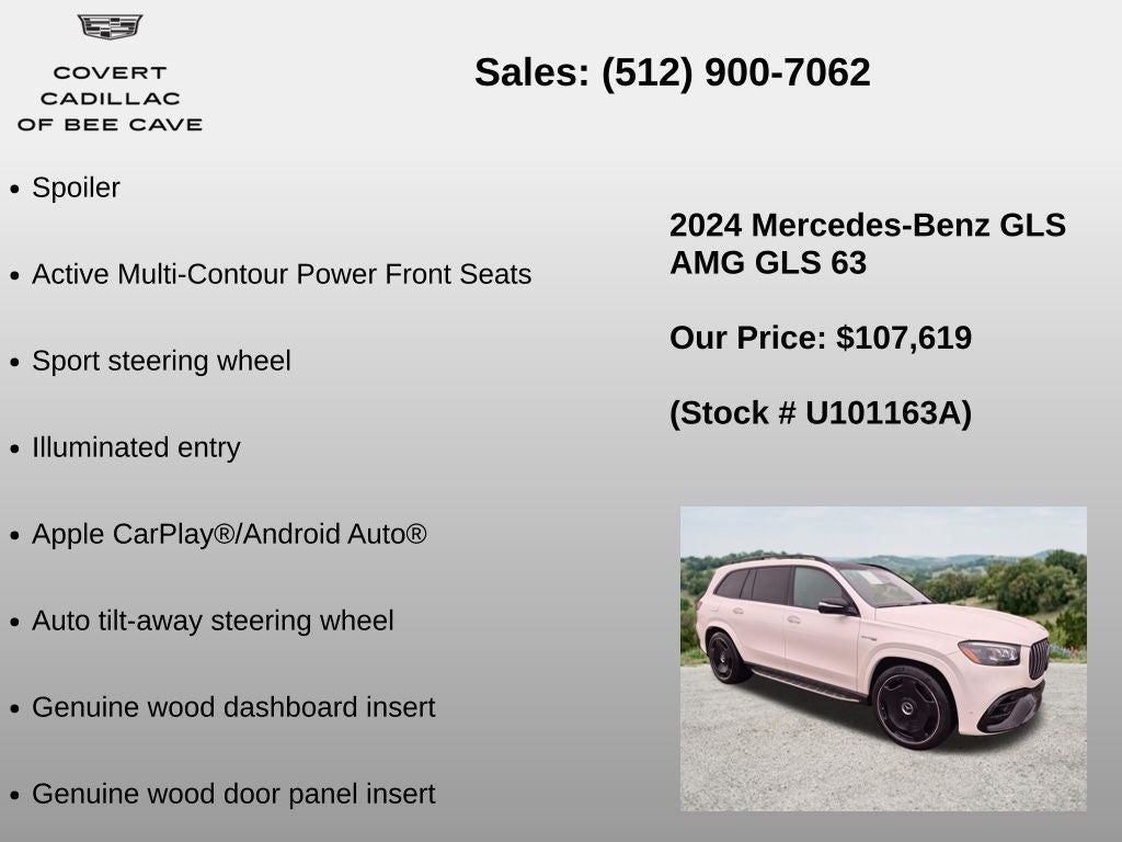 2024 Mercedes-Benz GLS GLS 63 AMG® 4MATIC®