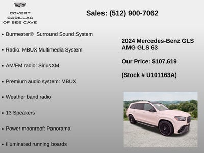 2024 Mercedes-Benz GLS GLS 63 AMG® 4MATIC®