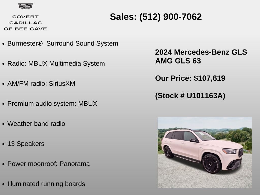 2024 Mercedes-Benz GLS GLS 63 AMG® 4MATIC®