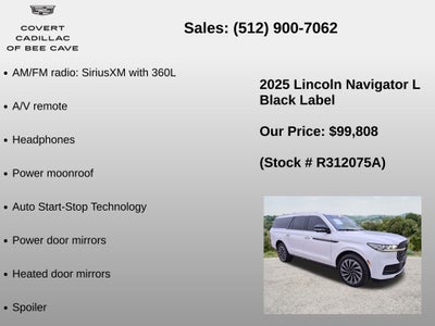 2025 Lincoln Navigator L Black Label