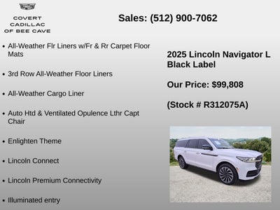 2025 Lincoln Navigator L Black Label