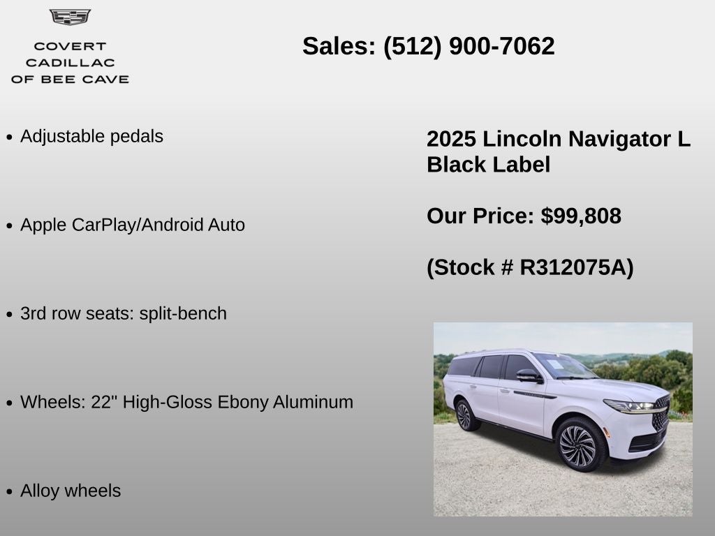 2025 Lincoln Navigator L Black Label