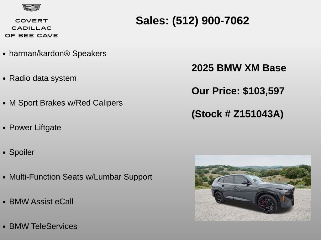 2025 BMW XM Base