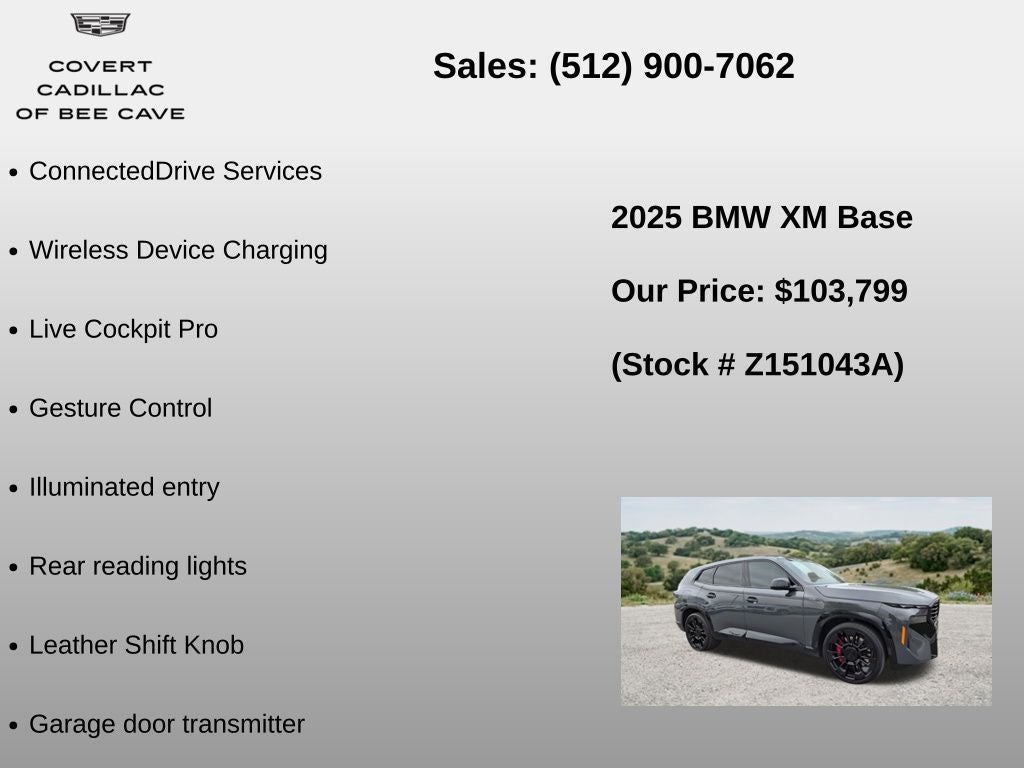 2025 BMW XM Base
