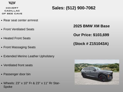 2025 BMW XM Base