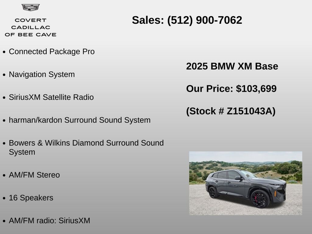 2025 BMW XM Base