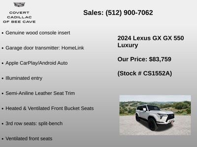 2024 Lexus GX 550 Luxury
