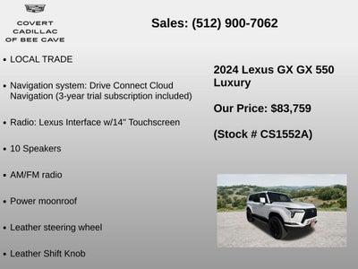 2024 Lexus GX 550 Luxury