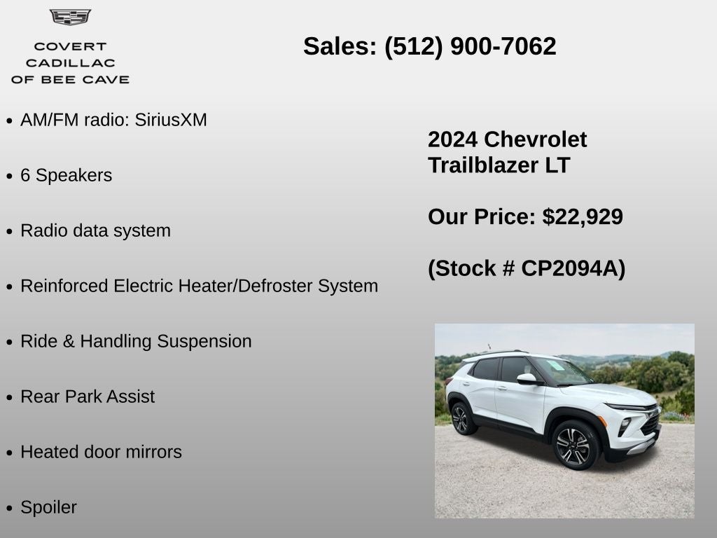 2024 Chevrolet TrailBlazer LT