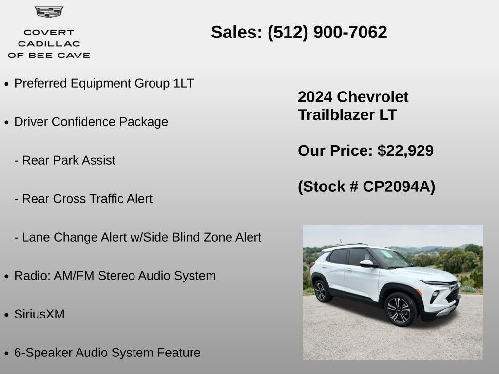 2024 Chevrolet TrailBlazer LT