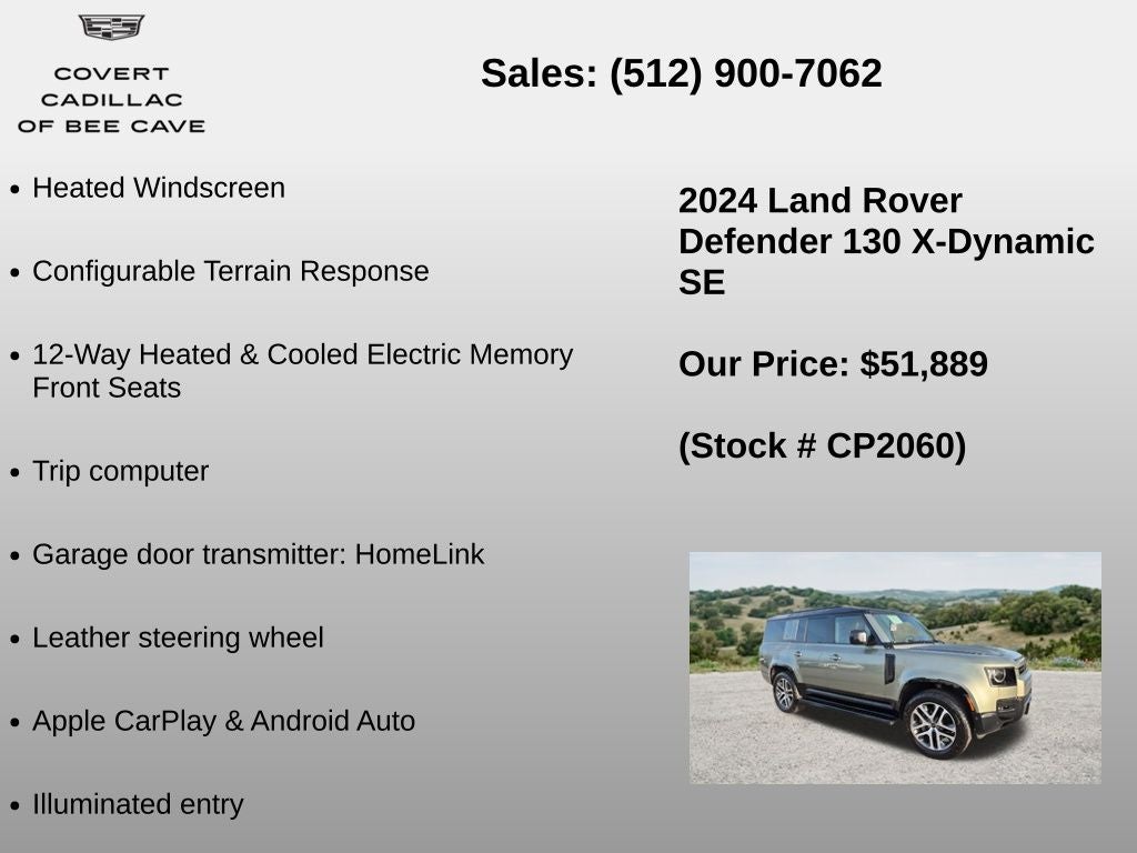2024 Land Rover Defender 130 X-Dynamic SE