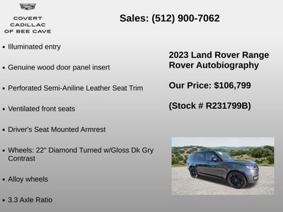 2023 Land Rover Range Rover Autobiography