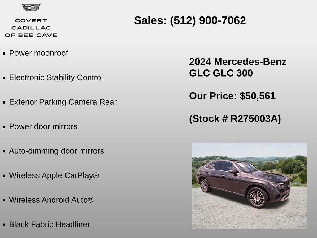 2024 Mercedes-Benz GLC GLC 300 Coupe 4MATIC®