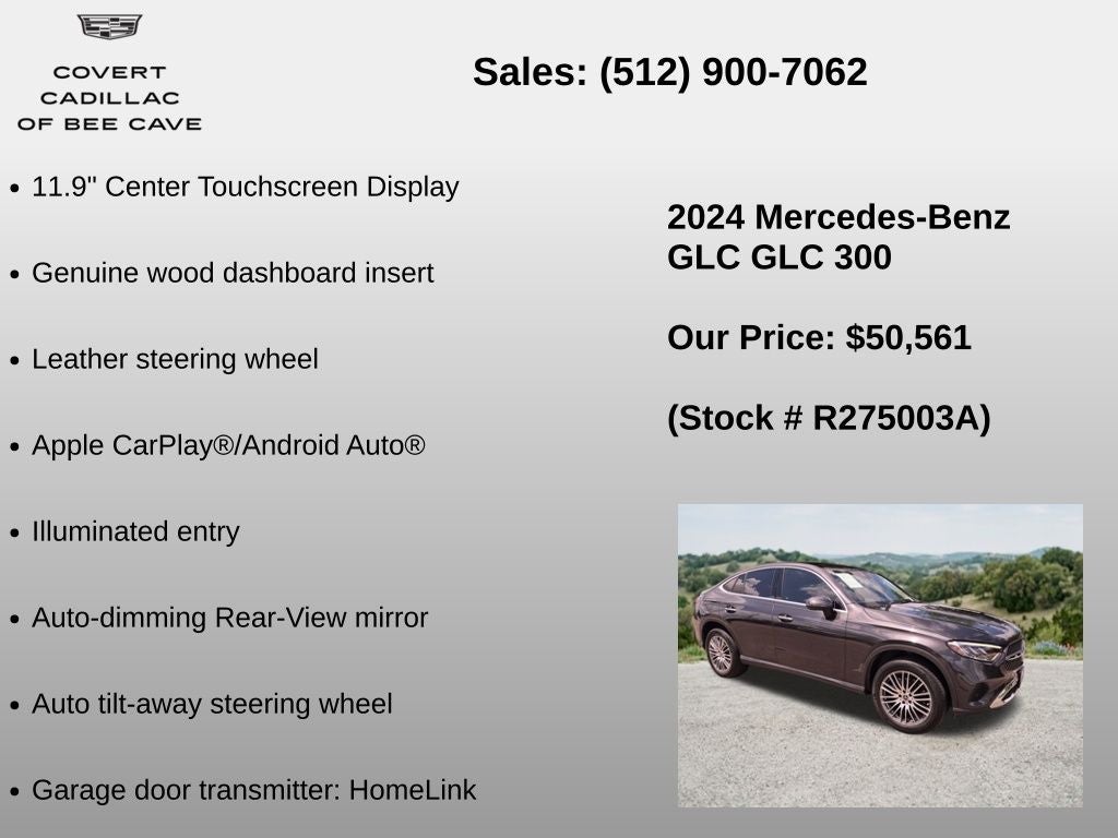 2024 Mercedes-Benz GLC GLC 300 Coupe 4MATIC®