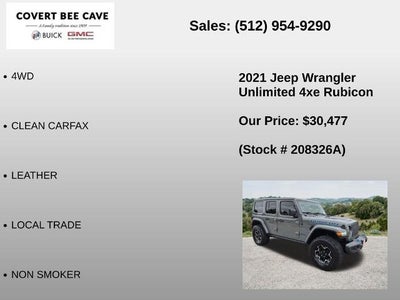 2021 Jeep Wrangler 4xe Unlimited Rubicon 4x4