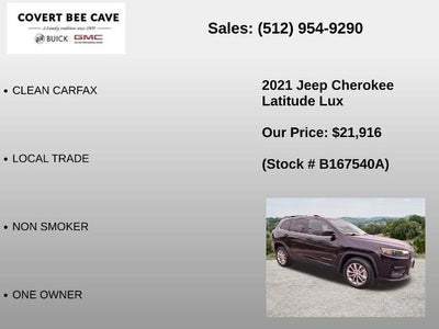 2021 Jeep Cherokee Latitude Lux FWD